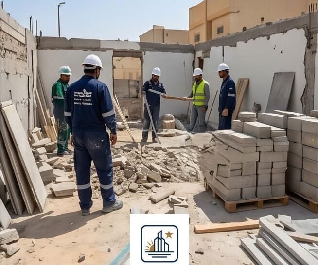 أعمال البناء والتطوير - آفاق الشرقية للمقاولات